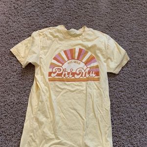 Phi mu sorority tshirt